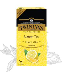 Twinings Flavoured Tea - Lemon, 25 Bags | Vrinda Super Mart